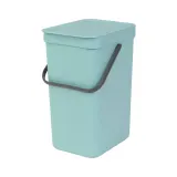Brabantia Контейнер для мусора Sort & Go 12л мятный 109744 — фото 1