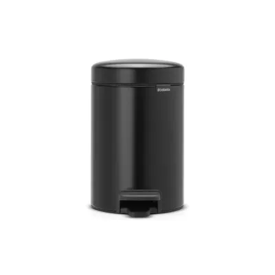 Brabantia Контейнер для мусора NewIcon 3л, черный матовый 113321