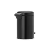Brabantia Контейнер для мусора NewIcon 3л, черный матовый 113321 — фото 3