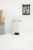 Brabantia Контейнер для мусора NewIcon 12л белый 111969 — фото 3