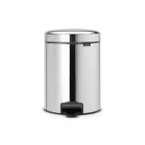 Brabantia Контейнер для мусора NewIcon 5л, полированная сталь 112621 — фото 1