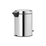 Brabantia Контейнер для мусора NewIcon 5л, полированная сталь 112621 — фото 6