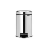 Brabantia Контейнер для мусора NewIcon 3л, полированная сталь 113147 — фото 1