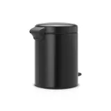 Brabantia Контейнер для мусора NewIcon 5л, матовый черный 112928 — фото 3