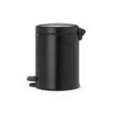 Brabantia Контейнер для мусора NewIcon 5л, матовый черный 112928 — фото 4