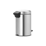Brabantia Контейнер для мусора NewIcon 3л, матовая сталь 112164 — фото 4