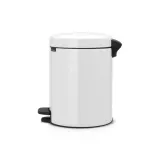 Brabantia Контейнер для мусора NewIcon 5л белый 112065 — фото 4