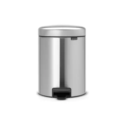 Brabantia Контейнер для мусора NewIcon 5л, матовая сталь 112102