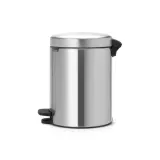 Brabantia Контейнер для мусора NewIcon 5л, матовая сталь 112102 — фото 5