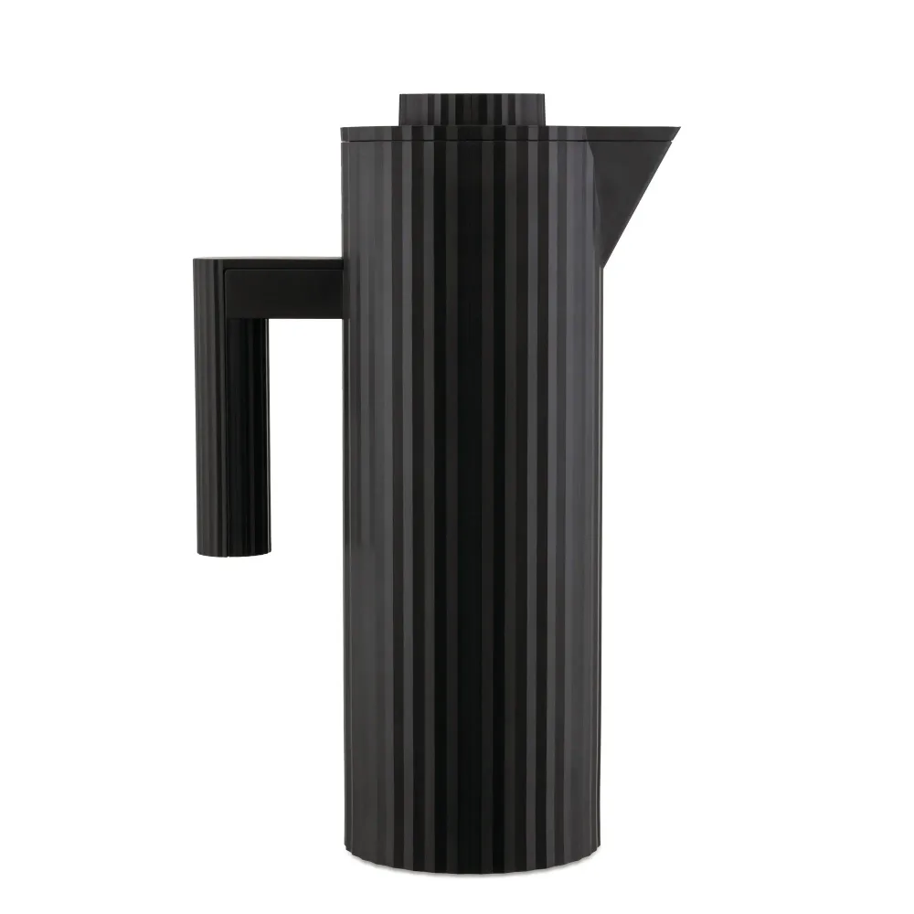 Alessi Термокувшин Plisse 1л черный MDL12 B