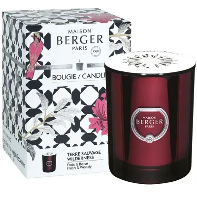 Maison Berger Paris Ароматическая свеча Призмат 240 г Красная 6961