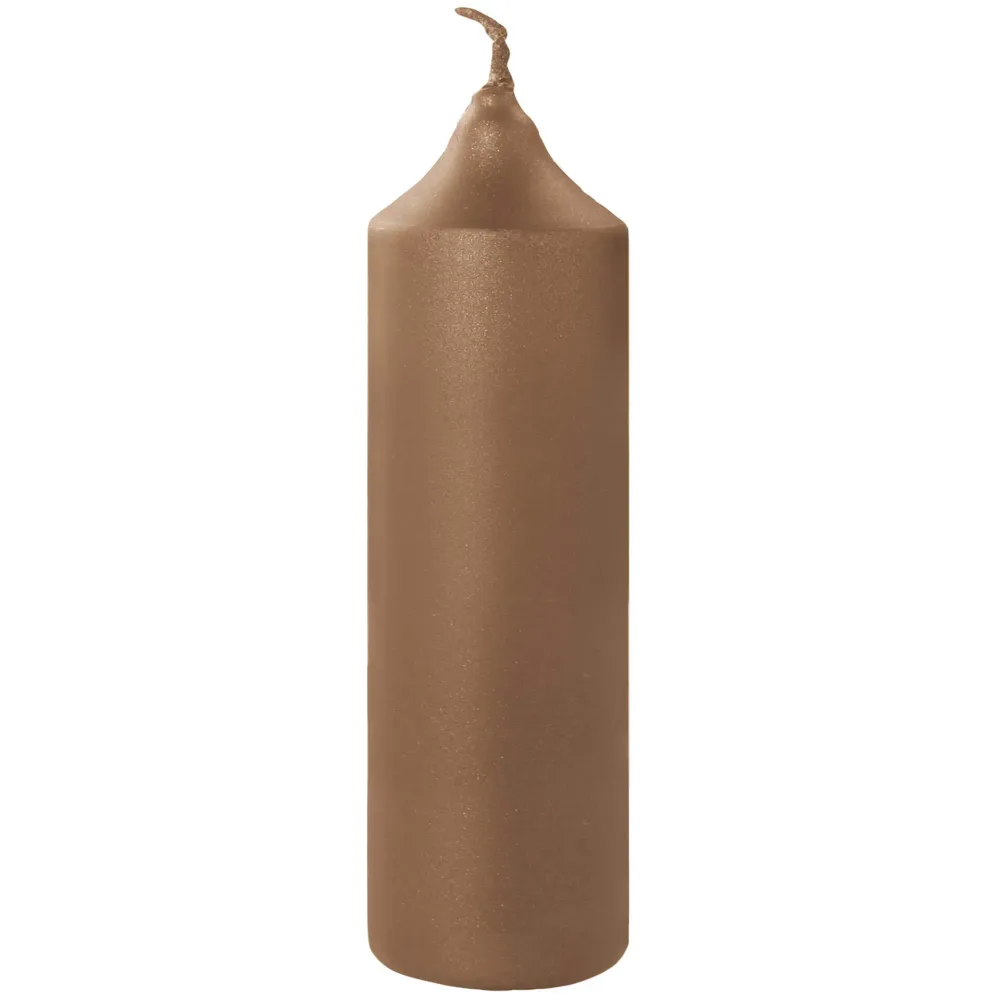 Fink Свеча Brown metallic 20x3см 25ч 123771
