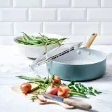 GreenPan Сковорода Padova 28 см 3,6 л с крышкой небесно-голубая EAN 4895156672937 — фото 2
