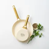 GreenPan Набор из 2 сковородок Padova 20+26 см кремово-белый EAN 4894871046955 — фото 4