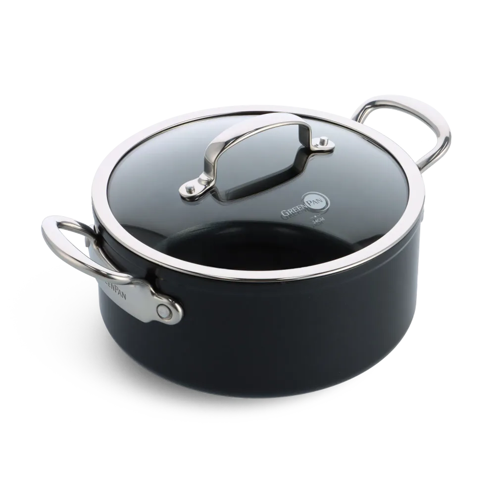 GreenPan Кастрюля Barcelona Pro 24 см 4,9 л с крышкой EAN 4895156693253