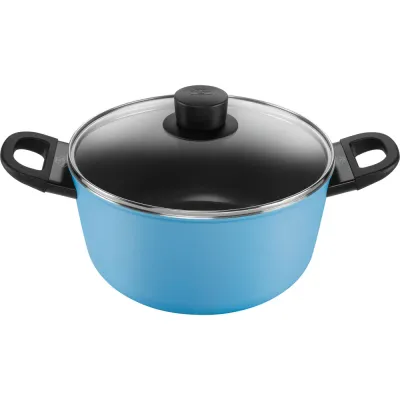 Ballarini Кастрюля Caprera с крышкой 24 см 4,75 л синяя EAN 8003150521441