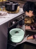KitchenAid Чугунный кастрюля 22 см 3,3 л фисташковый EAN 4894871028784 — фото 2