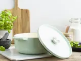 KitchenAid Чугунный кастрюля 22 см 3,3 л фисташковый EAN 4894871028784 — фото 7