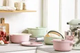 KitchenAid Чугунная кастрюля 22 см 3,3 л розовая EAN 4894871026421 — фото 8