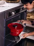 KitchenAid Чугунная кастрюля 22 см 3,3 л красная EAN 4894871009394 — фото 3
