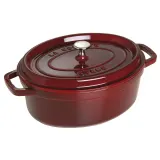 STAUB Чугунная кокотница овальная 27 см 3,2 л с гренадином для запекания (II сорт) EAN 3272340002540 — фото 1