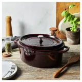STAUB Чугунная кокотница овальная 27 см 3,2 л с гренадином для запекания (II сорт) EAN 3272340002540 — фото 4