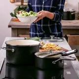 KitchenAid Кастрюля Steel Core Enamel 18 см 2 л с крышкой матовая черная EAN 4894871004092 — фото 2