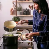 KitchenAid Кастрюля Steel Core Enamel 18 см 2 л с крышкой матовая черная EAN 4894871004092 — фото 3