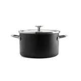 KitchenAid Кастрюля Steel Core Enamel 20 см 3,7 л с крышкой матовая черная EAN 4894871004054 — фото 1