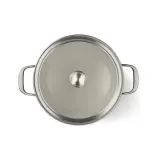 KitchenAid Кастрюля Steel Core Enamel 20 см 3,7 л с крышкой матовая черная EAN 4894871004054 — фото 4