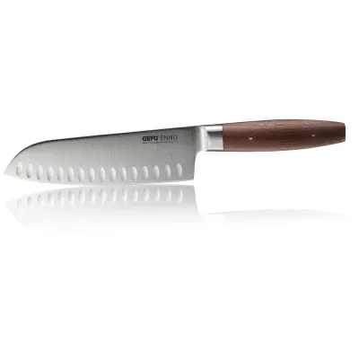 GEFU Enno 18 см нож Santoku с желобками EAN 4006664140027