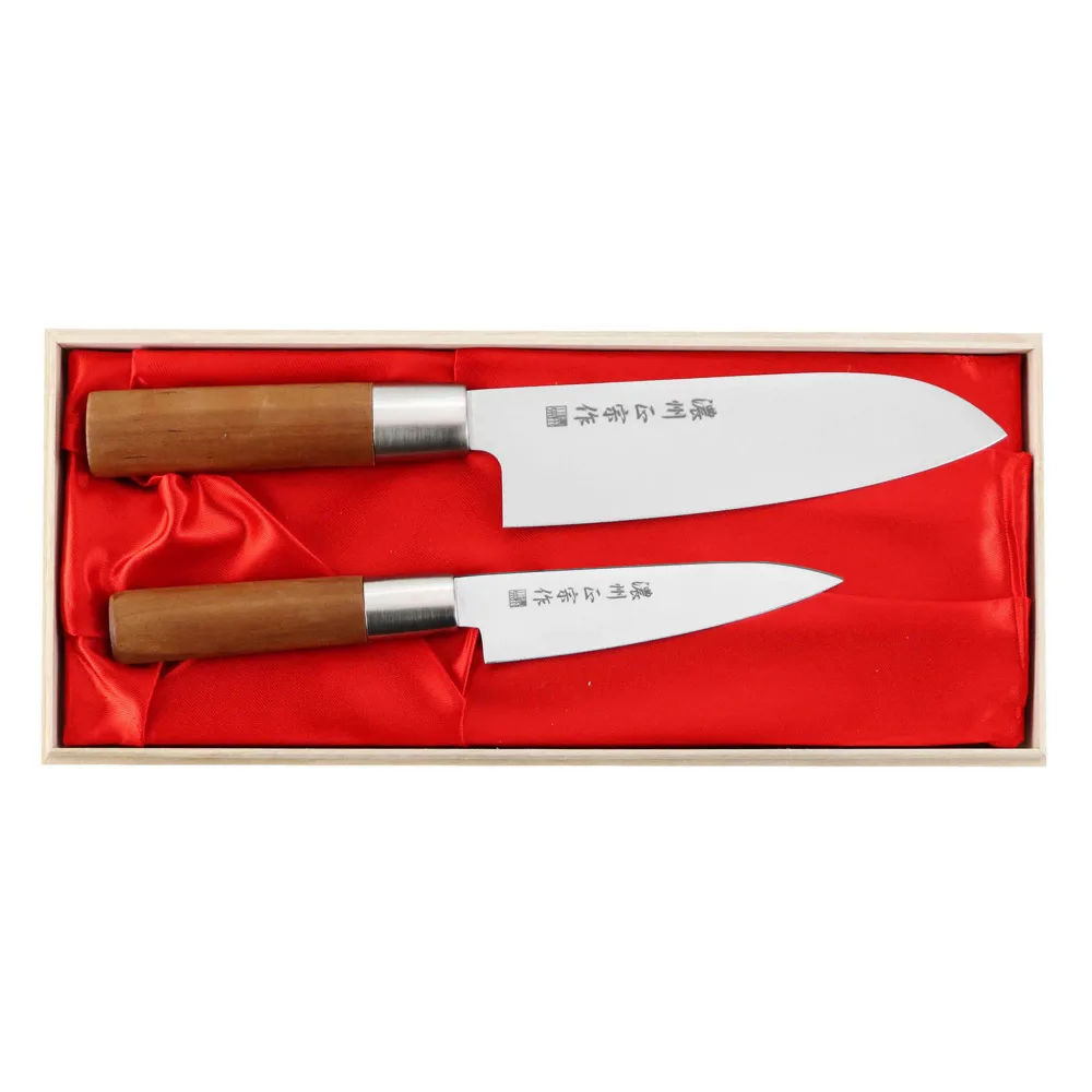 Satake Набор из 2 ножей Masamune Santoku + универсальный нож EAN 4956617600903