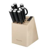 KitchenAid Набор из 10 ножей + ножницы в блоке с точилкой Gourmet EAN 5057982000745 — фото 1