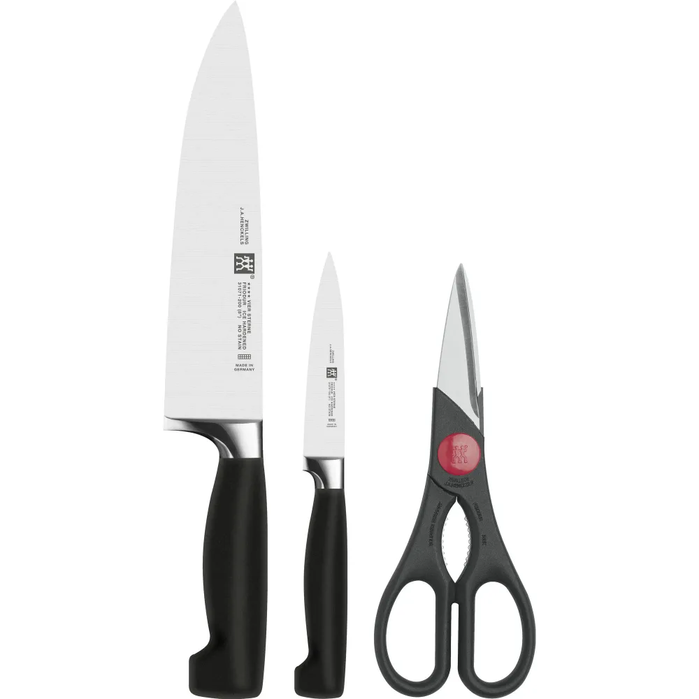 Zwilling Набор из 2 ножей Four Star + ножницы EAN 4009839185076