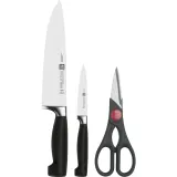 Zwilling Набор из 2 ножей Four Star + ножницы EAN 4009839185076 — фото 1