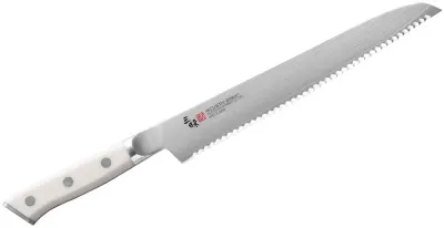 Mcusta Zanmai Классический дамасский нож для хлеба Corian 23 см EAN 4964496956141
