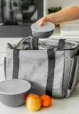 KitchenAid Набор из 4 кухонных мисок с крышками серого цвета EAN 5057982103873 — фото 2