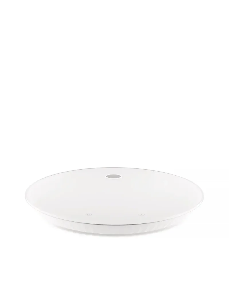 Alessi Электрические кухонные весы Plisse белого цвета EAN 8003299477067