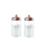 Alessi Набор из 2 стеклянных банок "Цирк EAN 8003299433162 — фото 1