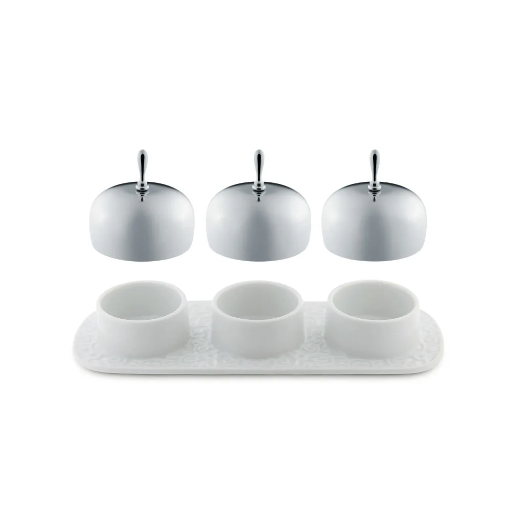 Alessi Тройной контейнер для варенья EAN 8003299383238