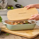KitchenAid Керамическое блюдо 40x25x8,8 см + фисташковая крышка EAN 4894871028760 — фото 4