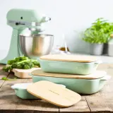 KitchenAid Керамическое блюдо 40x25x8,8 см + фисташковая крышка EAN 4894871028760 — фото 6