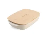KitchenAid Керамическое блюдо 40x25x8,8 см + крышка миндальный крем EAN 4894871028708 — фото 1