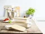 KitchenAid Керамическое блюдо 40x25x8,8 см + крышка миндальный крем EAN 4894871028708 — фото 5