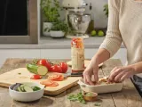 KitchenAid Керамическое блюдо 26x15,5x6,5 см + крышка миндальный крем EAN 4894871028623 — фото 2