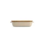 KitchenAid Керамическое блюдо 26x15,5x6,5 см + крышка миндальный крем EAN 4894871028623 — фото 7