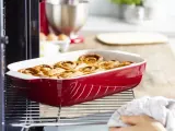 KitchenAid Керамическое блюдо 40x25x8,8 см + крышка Империя красный EAN 4894871028685 — фото 3