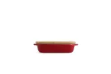 KitchenAid Керамическое блюдо 26x15,5x6,5 см + крышка Империя красный EAN 4894871028609 — фото 8