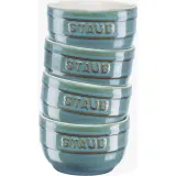 STAUB Набор из 4 рамекинов 9 см античная бирюза EAN 3272340049927 — фото 1