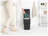 Brabantia Контейнер для мусора Sort & Go 25 л серый EAN 8710755129940 — фото 3